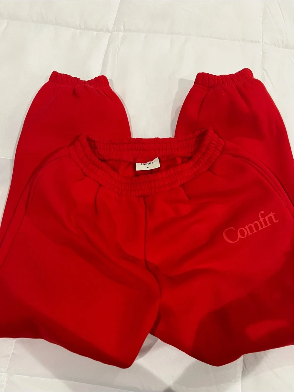 Comfrt Junior Red Sweatpants -